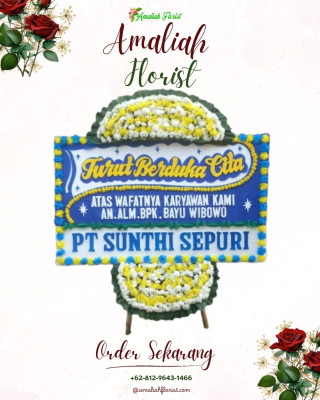 Papan Bunga Duka di Cikeusal